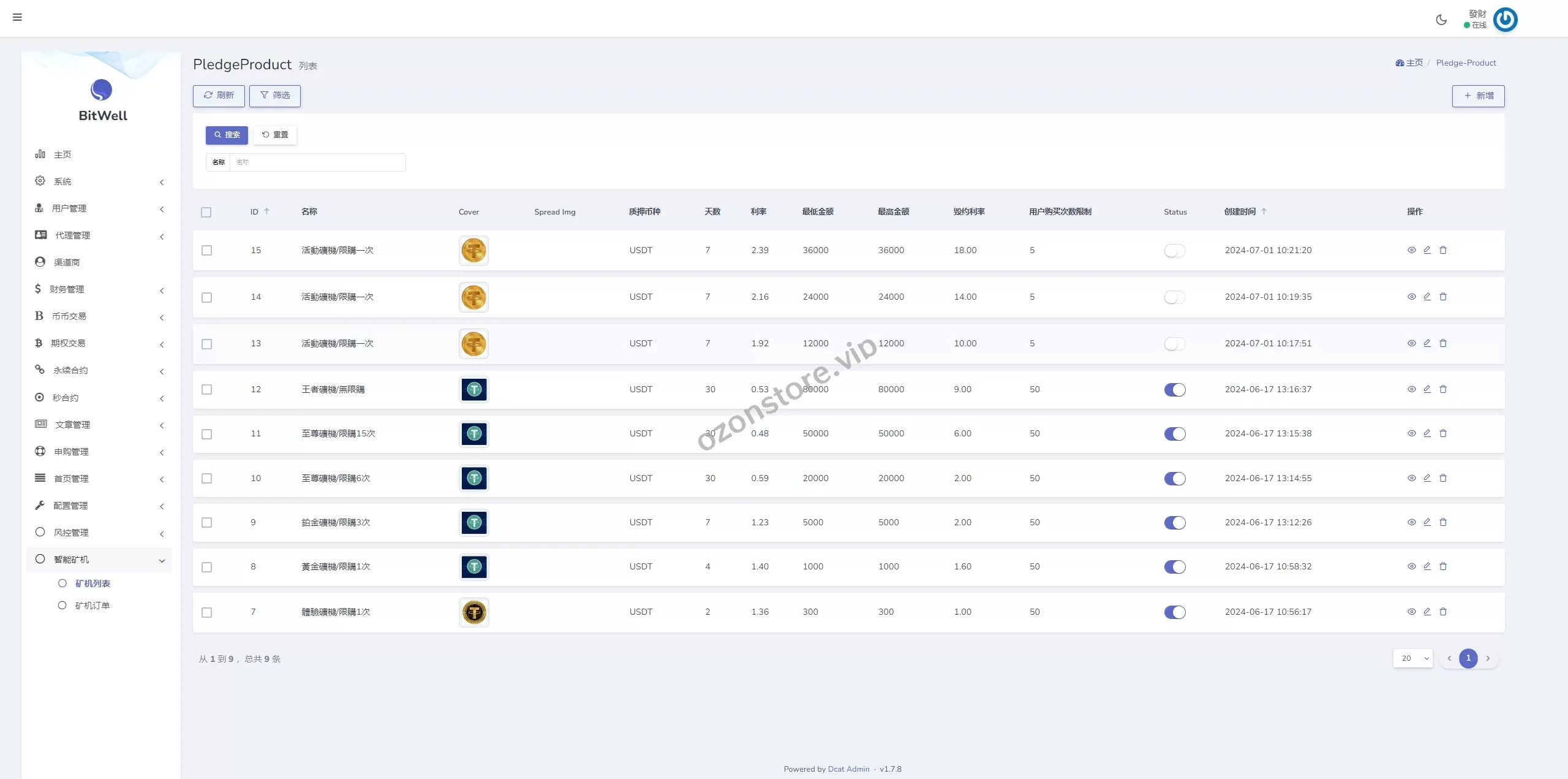 多语种仿OKX交易所/DAPP秒合约交易所/质押申购源码