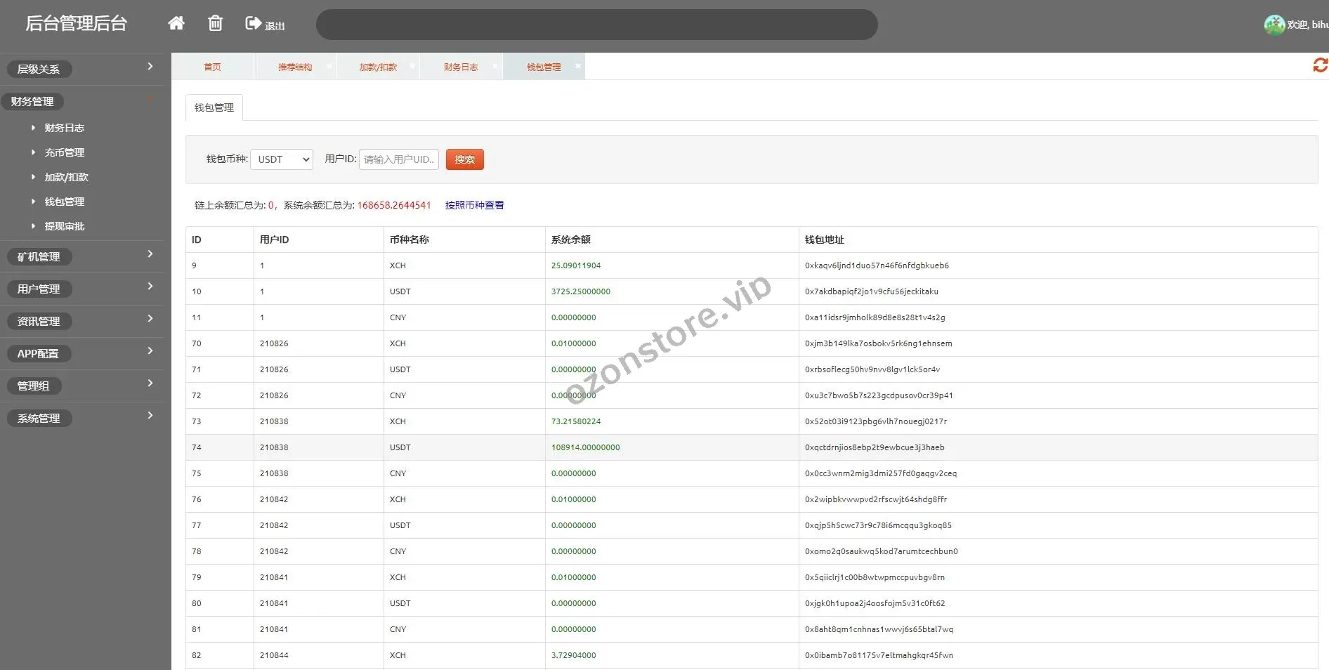 USD矿机系统源码——BZZ分币与虚拟币矿机收益管理平台